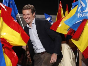  El presidente del Partido Popular Pablo Casado