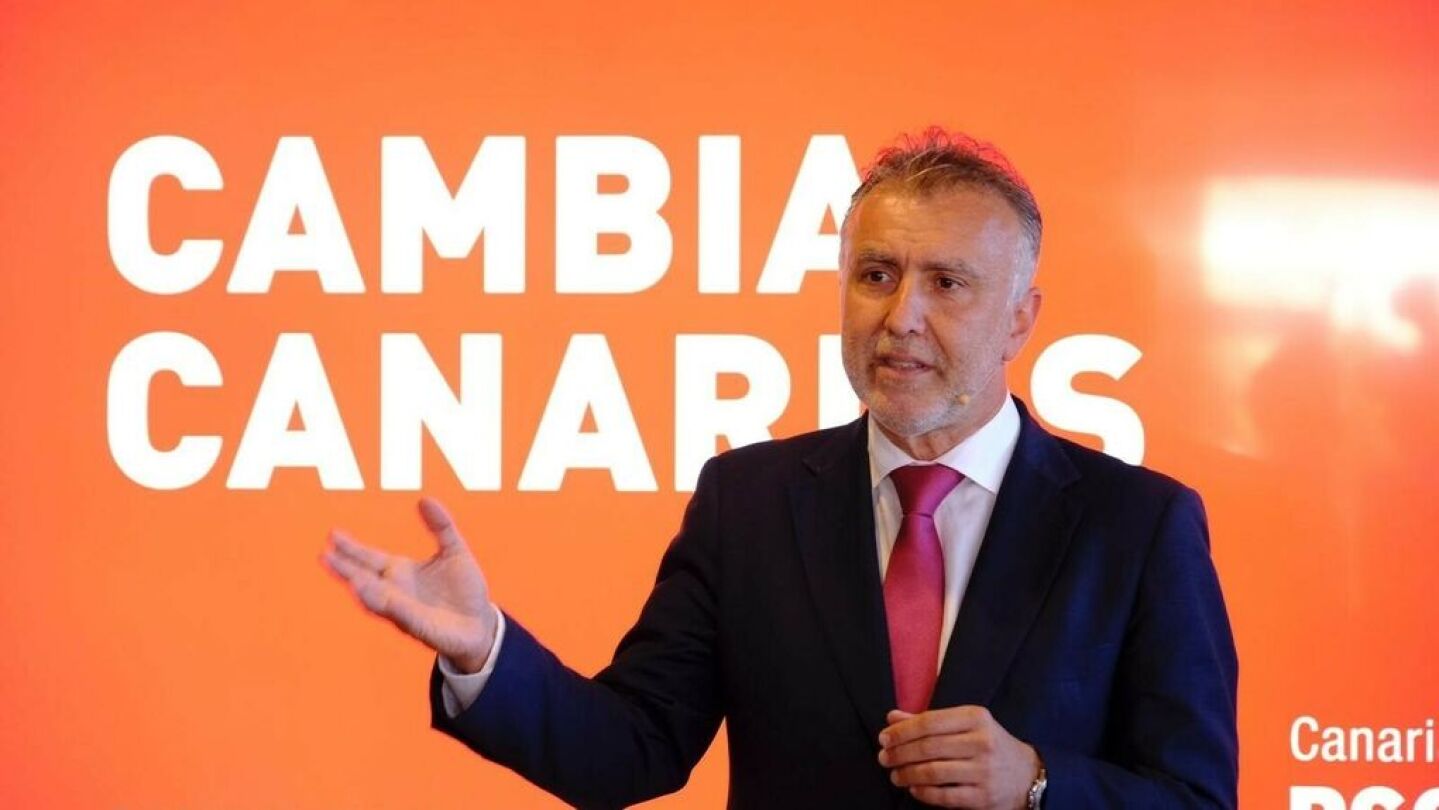 &Aacute;ngel V&iacute;ctor Torres, candidato del PSOE a la Presidencia del Gobierno de Canarias.