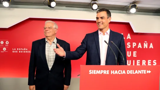 Pedro Sánchez y Josep Borrell Pedro Sánchez y Josep Borrell
