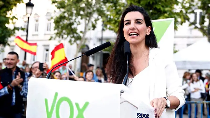 La candidata de Vox a la Presidencia de la Comunidad de Madrid, Rocío Monasterio