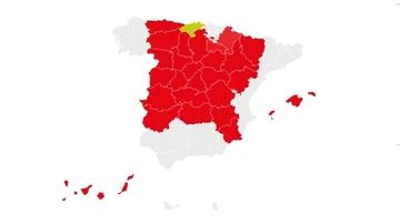 El PSOE tiñe de rojo España
