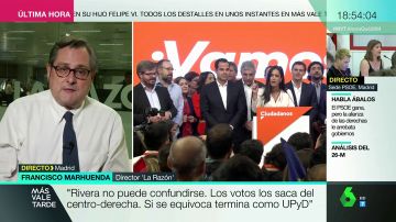 Francisco Marhuenda augura "el fin de la veleta naranja": "En menos de cuatro años Ciudadanos acaba como UPyD"