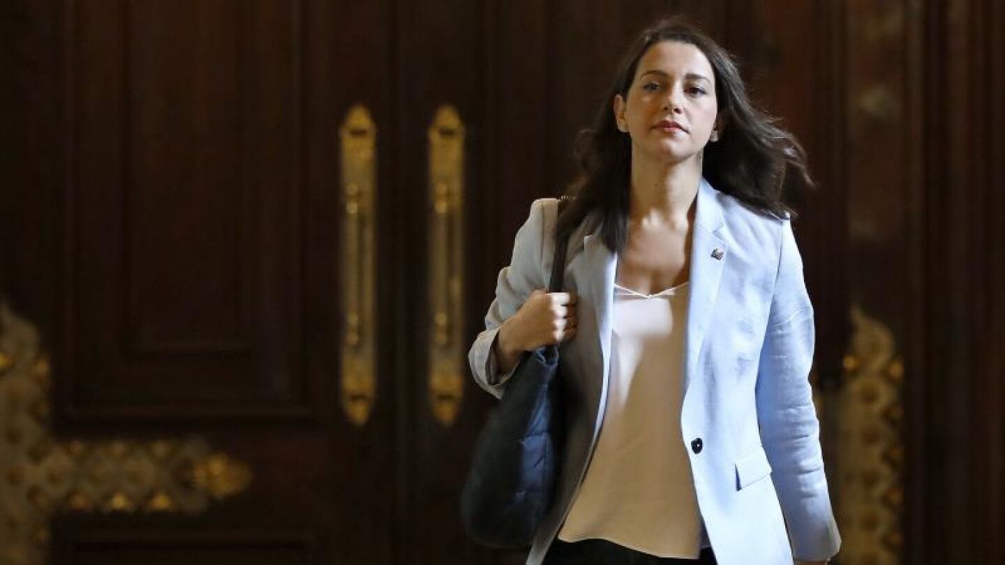 In&eacute;s Arrimadas, portavoz del grupo parlamentario de Ciudadanos en el Congreso