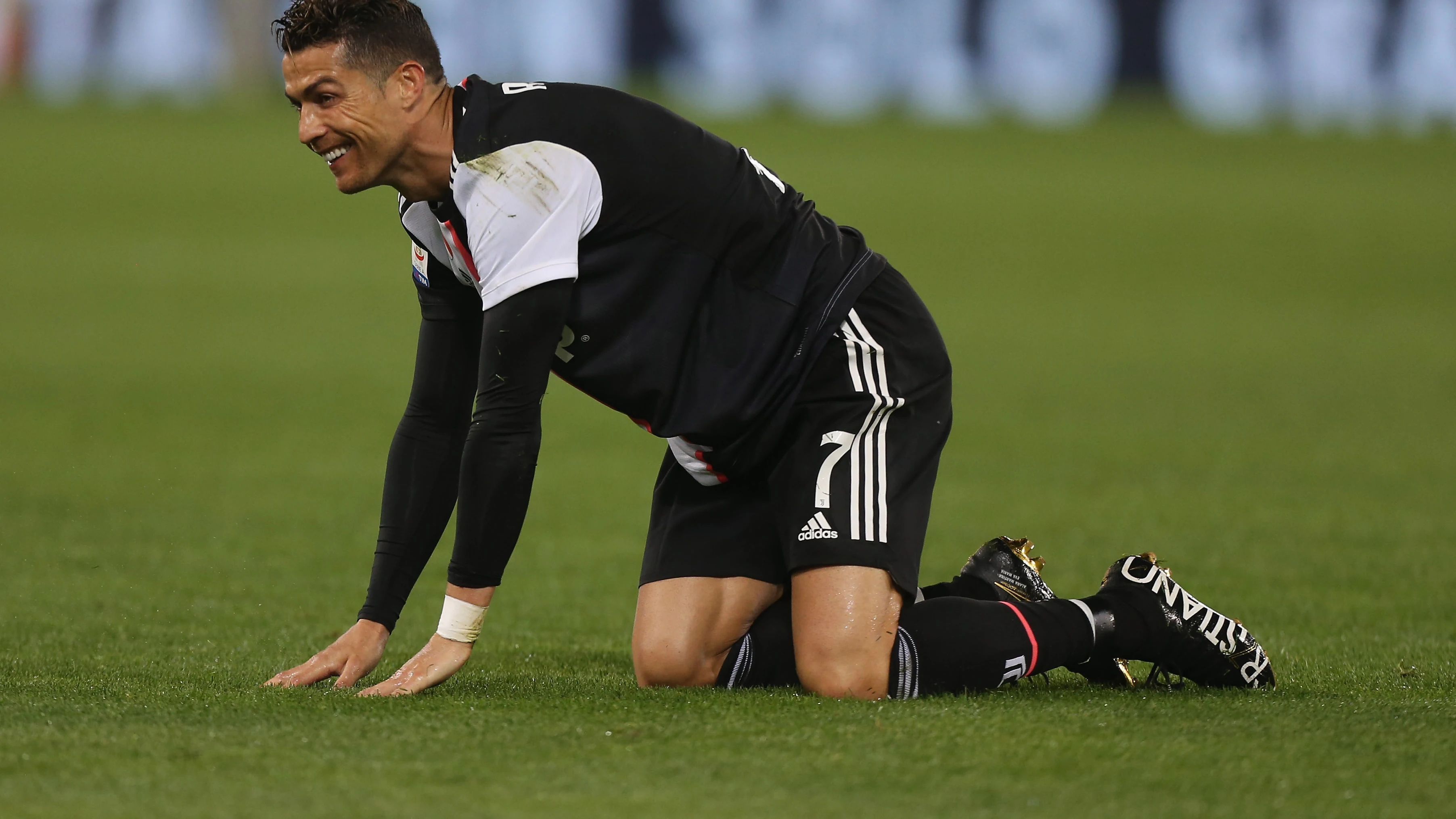 Cristiano Ronaldo, durante un partido con la Juventus