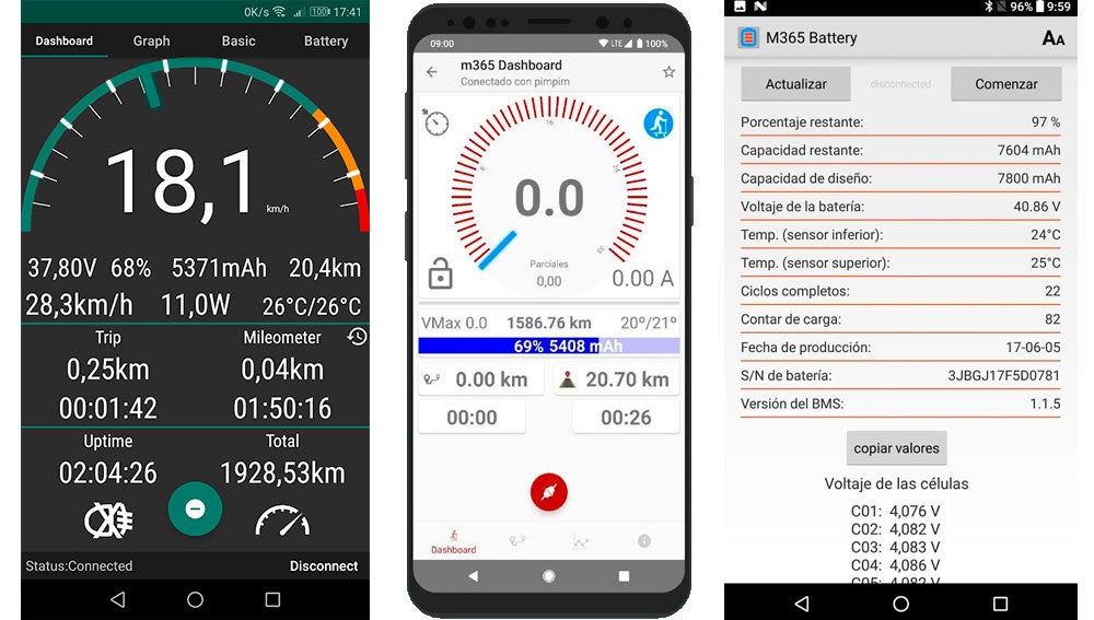 m365 Tools, m365 Dashboard y M365 Battery