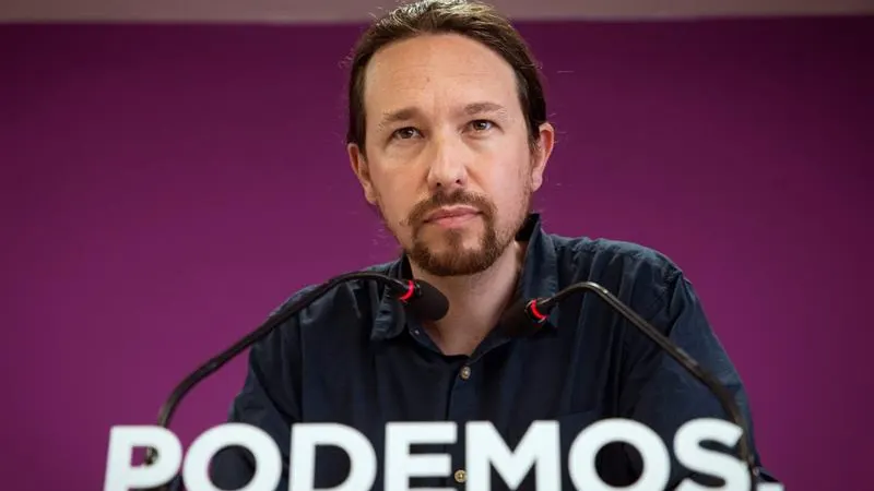 El secretario general de Podemos, Pablo Iglesias