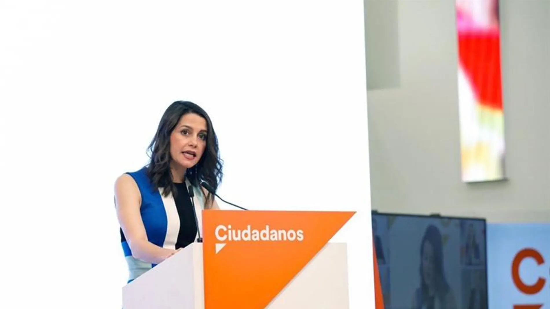 La portavoz de Ciudadanos, Inés Arrimadas
