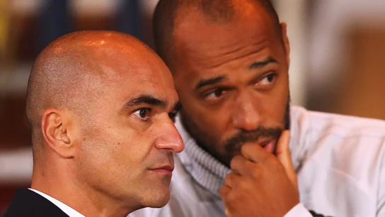 Roberto Martínez dialoga con Henry Roberto Martínez dialoga con Henry