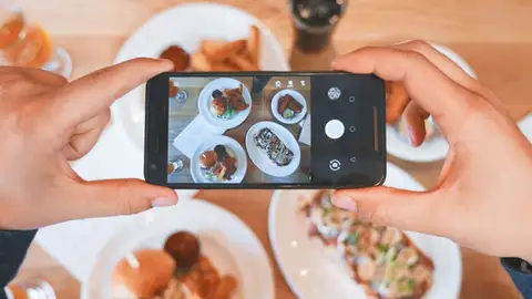 Imagen de un plato de comida Imagen de un plato de comida