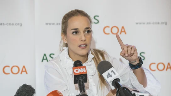 Lilian Tintori, la mujer del opositor venezolano Leopoldo López Lilian Tintori, la mujer del opositor venezolano Leopoldo López