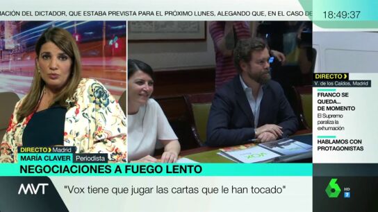 Mar&iacute;a Claver valora el 'rifirrafe' que mantiene Ciudadanos con la formaci&oacute;n de Abascal: "Vox har&aacute; ruido, pero acabar&aacute; cediendo"