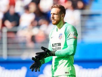 Oblak, durante un partido Oblak, durante un partido