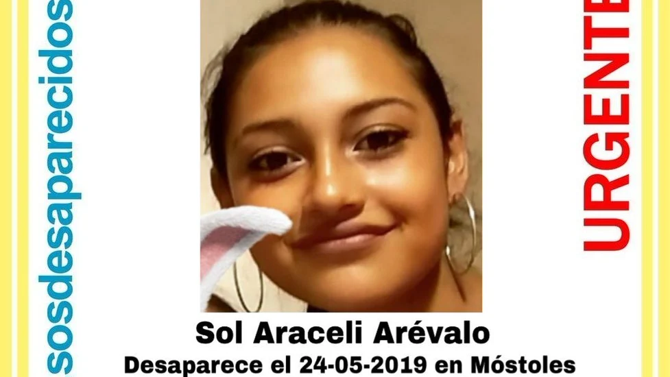 Sol Araceli, desaparecida en Madrid