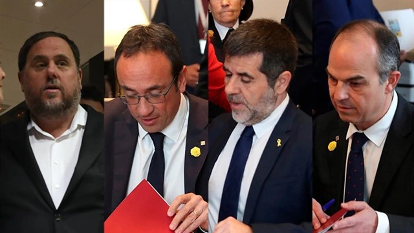 Oriol Junqueras, Jordi Sànchez, Josep Rull y Jordi Turull Oriol Junqueras, Jordi Sànchez, Josep Rull y Jordi Turull