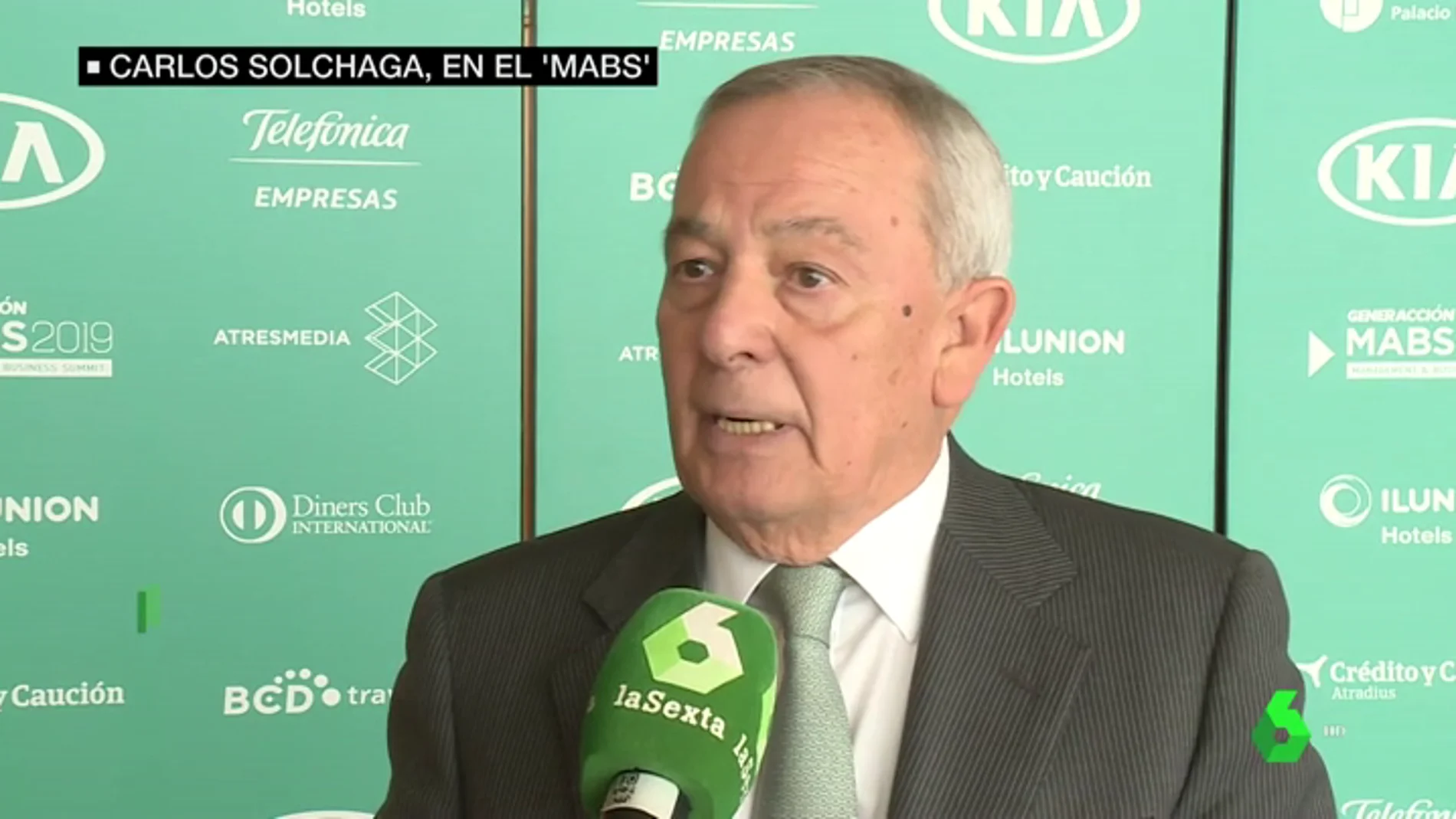 Carlos Solchaga, exministro de economía: "Creo que merece la pena sondear la posibilidad de formar un acuerdo con Ciudadanos"