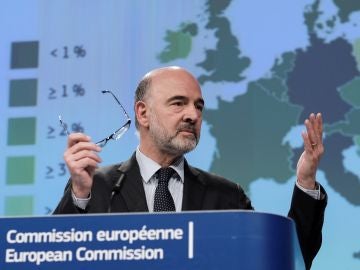 El comisario de Asuntos Económicos, Pierre Moscovici El comisario de Asuntos Económicos, Pierre Moscovici