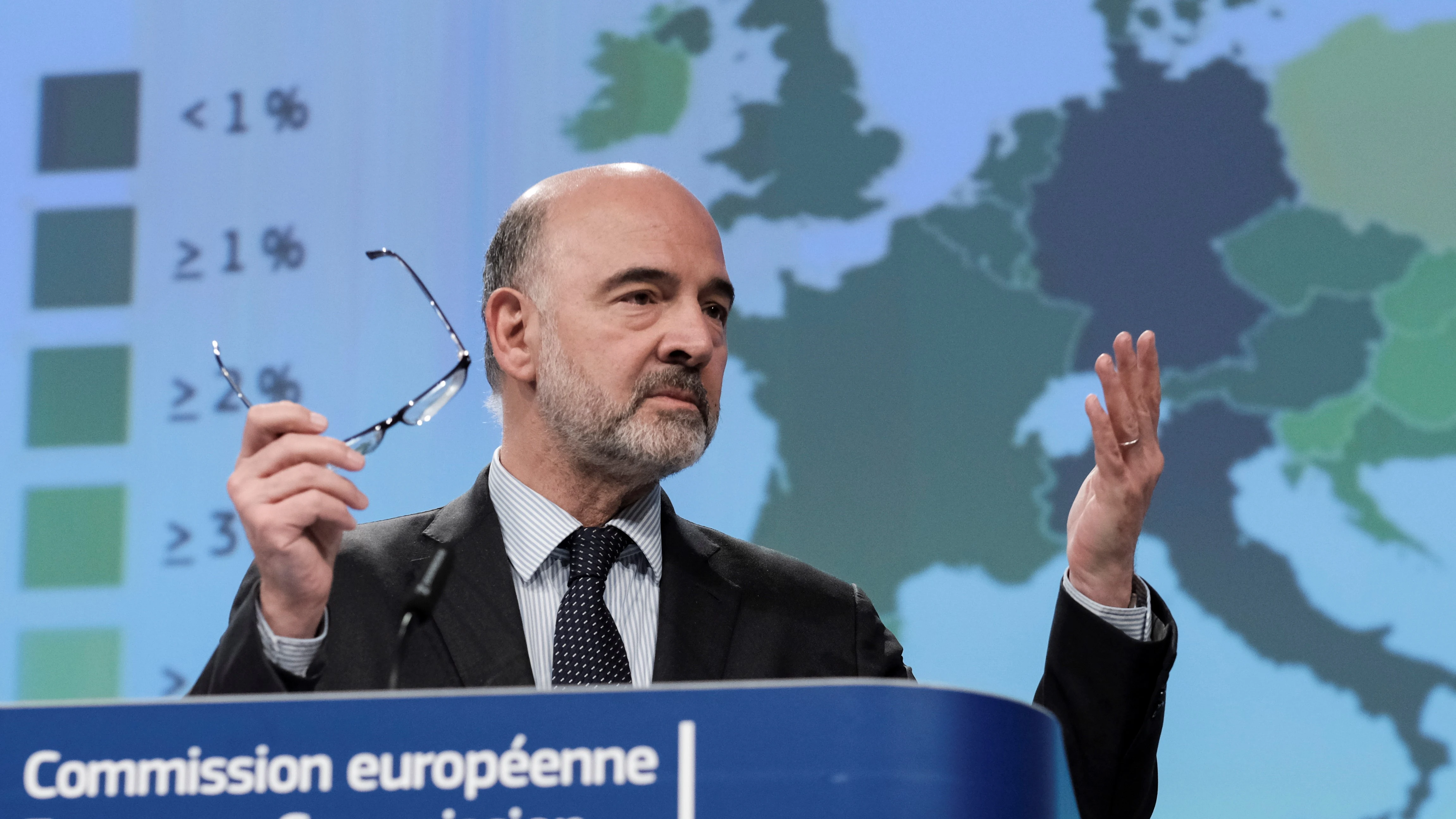 El comisario de Asuntos Económicos, Pierre Moscovici