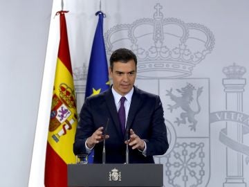 Pedro Sánchez, desde la Moncloa Pedro Sánchez, desde la Moncloa