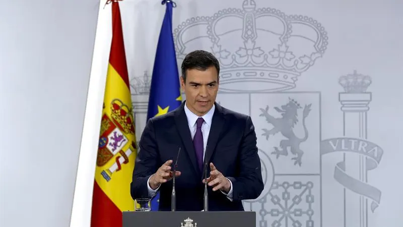 El presidente del Gobierno en funciones, Pedro Sánchez