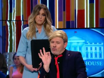 Paco Trump y Melania Simon Paco Trump y Melania Simon