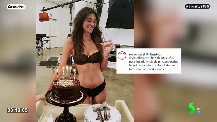 El regalo más especial de Rocío Crusset por su cumpleaños: se convierte en modelo de Victoria's Secret