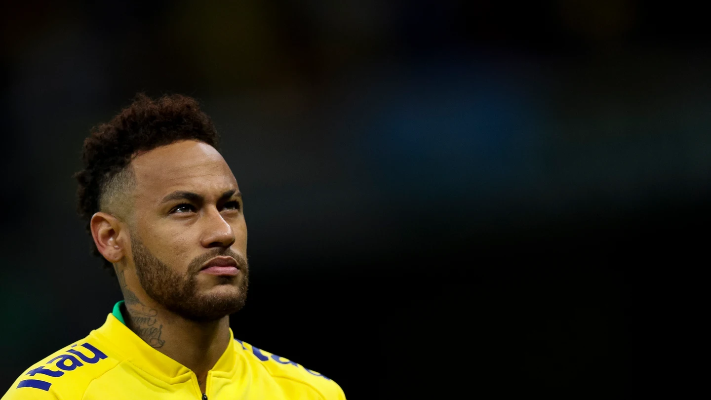 Neymar, durante un partido con Brasil Neymar, durante un partido con Brasil