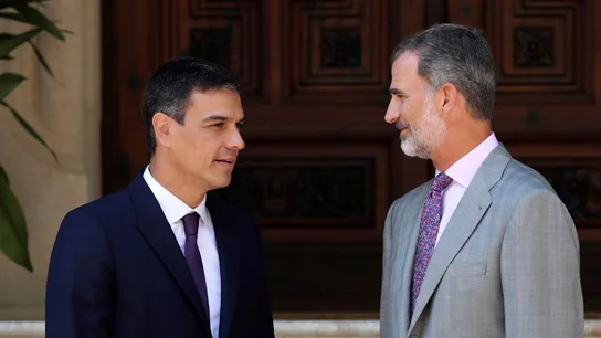 El rey Felipe VI y Pedro Sánchez  El rey Felipe VI y Pedro Sánchez (Archivo)