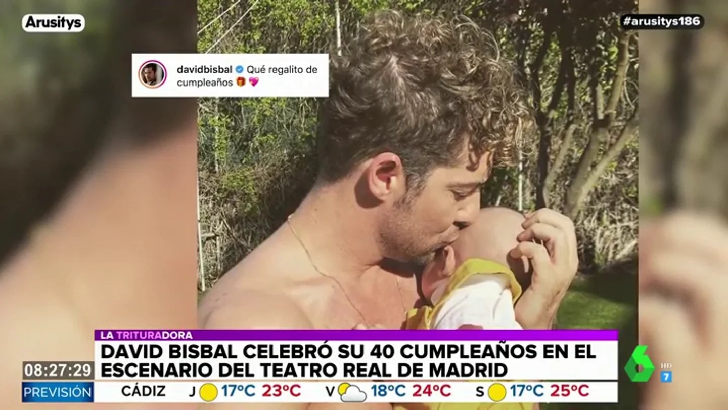 La enternecedora imagen de David Bisbal junto a su hijo Matteo para celebrar su cumpleaños: "Qué regalito" La enternecedora imagen de David Bisbal junto a su hijo Matteo para celebrar su cumpleaños: "Qué regalito"