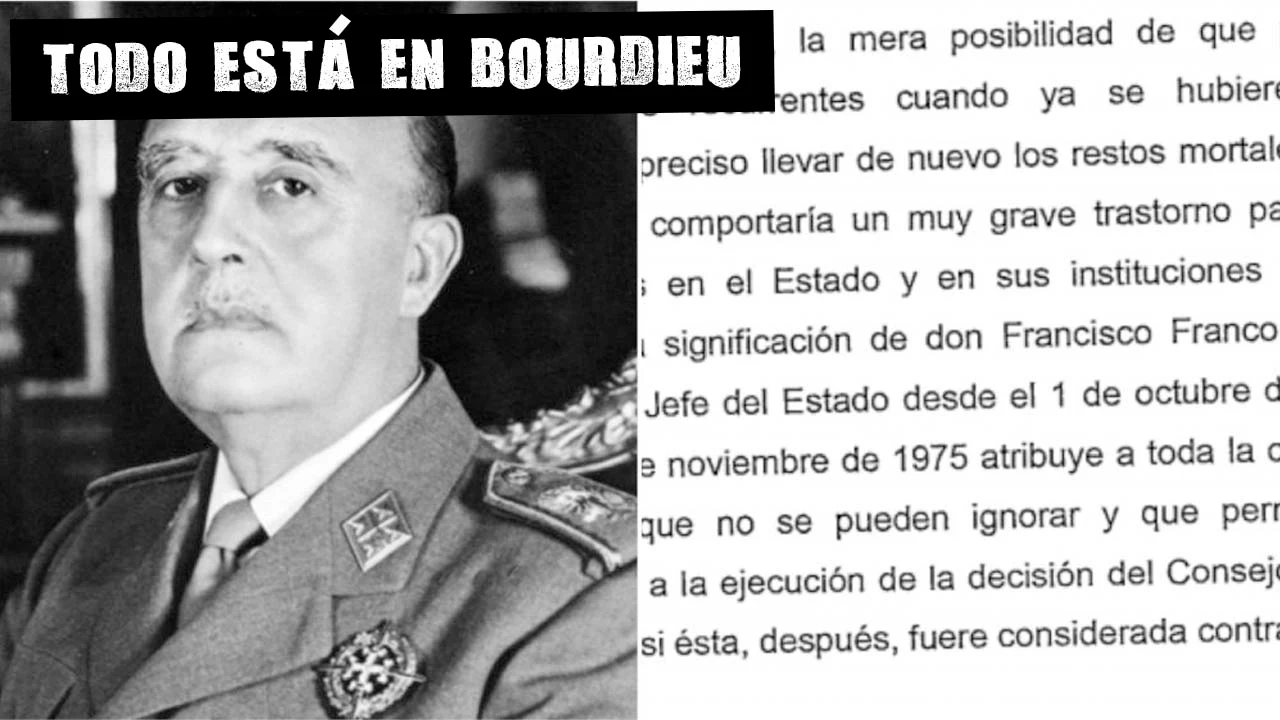 El Supremo reconoce a Franco como jefe del estado desde el 1 de octubre de 1936 Todo está en Bourdieu
