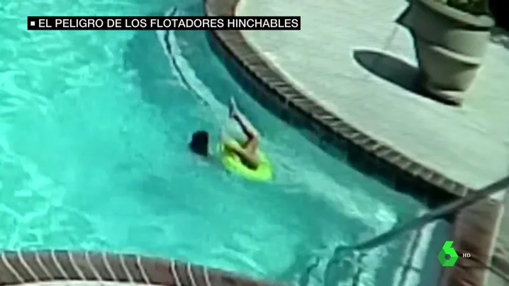 El peligro de los flotadores hinchables