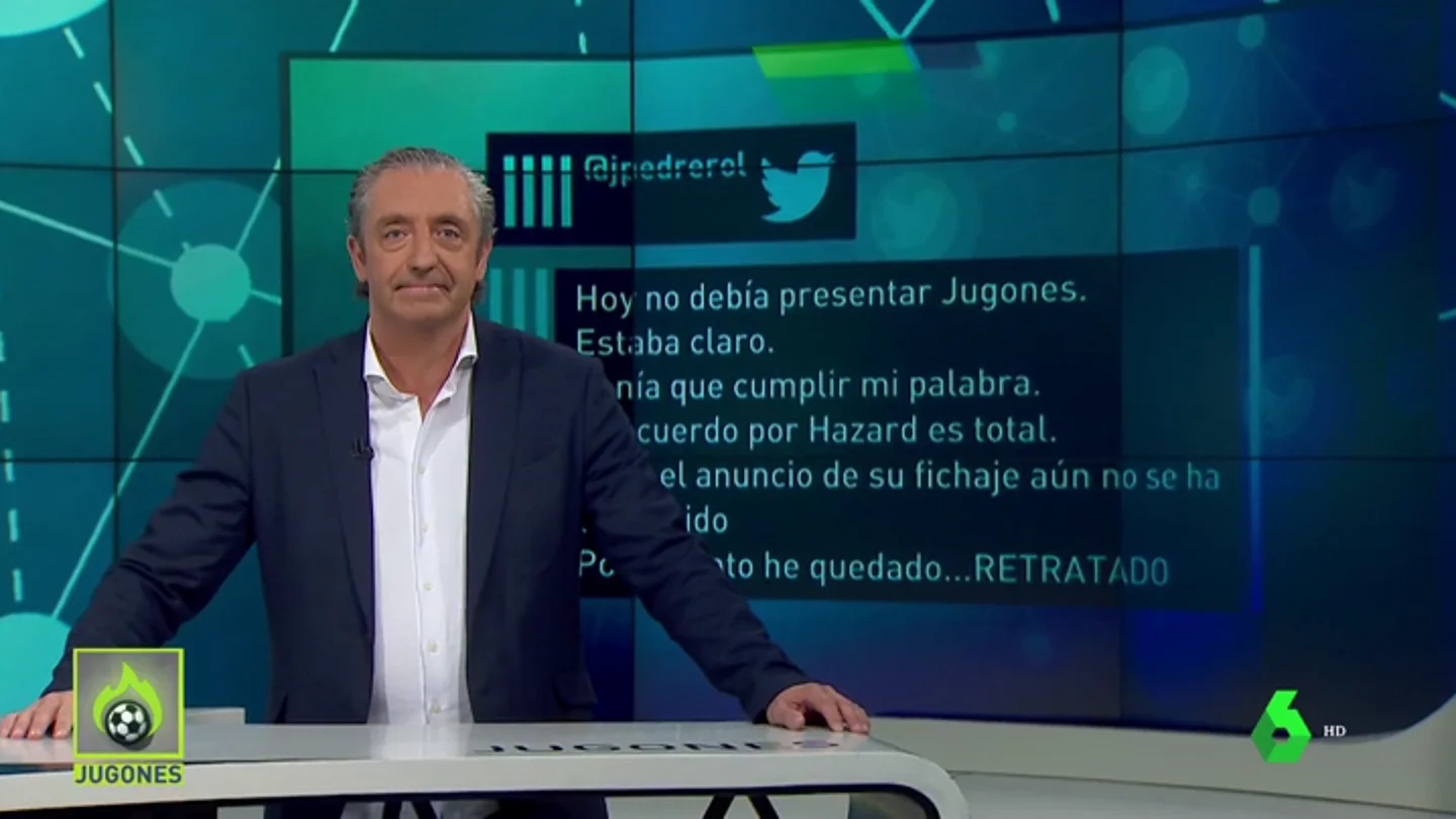 Pedrerol da la cara tras su promesa Pedrerol da la cara tras su promesa