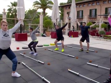 La clase de halterofilia de Lydia Valentín en Mallorca La clase de halterofilia de Lydia Valentín en Mallorca