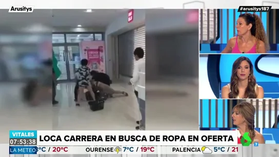 Peleas, caídas y hasta robos: la loca carrera en un centro comercial por conseguir una colección de ropa por 13 euros Peleas, caídas y hasta robos: la loca carrera en un centro comercial por conseguir una colección de ropa por 13 euros