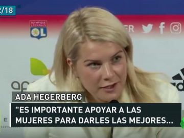 Ada Hegerberg mantiene la lucha contra la desigualdad en el deporte: "Es algo a lo que estoy dispuesta por mantener mis valores" Ada Hegerberg mantiene la lucha contra la desigualdad en el deporte: "Es algo a lo que estoy dispuesta por mantener mis valores"