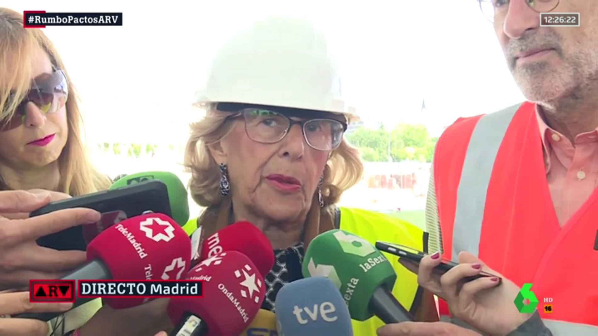 La alcaldesa en funciones de Madrid, Manuela Carmena