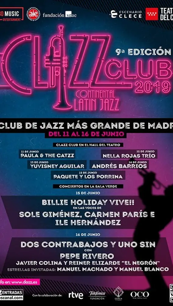Cartel Clazz Continental Latin Jazz
