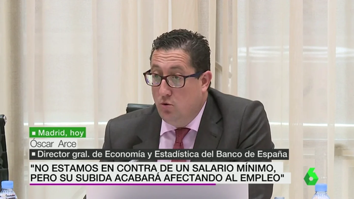El Banco de España reitera que la subida del SMI "tendrá un impacto negativo en el empleo" a largo plazo El Banco de España reitera que la subida del SMI "tendrá un impacto negativo en el empleo" a largo plazo
