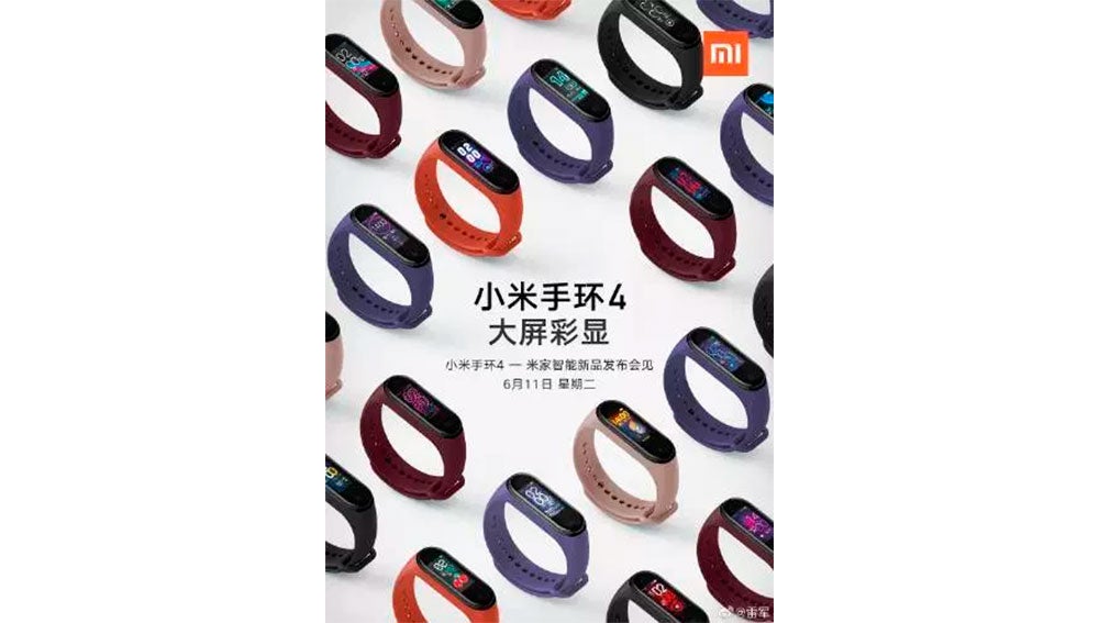 Xiaomi Mi Band 4 y su pantalla a color