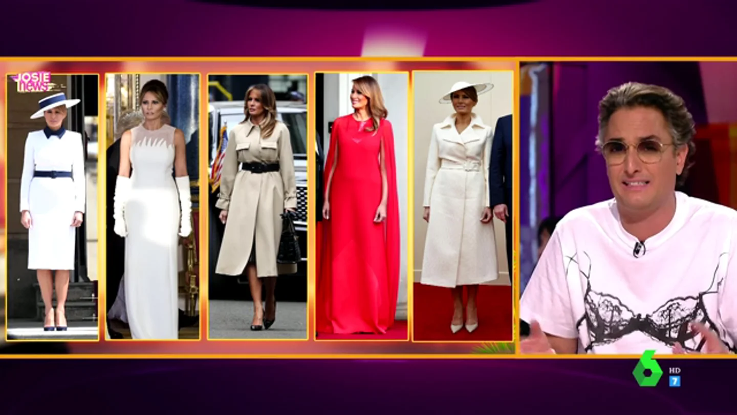El análisis de Josie sobre los conjuntos de Melania a Trump a lo Lady Di: "Yo no entiendo ese look ¿Pero cómo se te ocurre?" El análisis de Josie sobre los conjuntos de Melania a Trump a lo Lady Di: "Yo no entiendo ese look ¿Pero cómo se te ocurre?"
