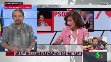 El líder de Unidas Podemos, Pablo Iglesias