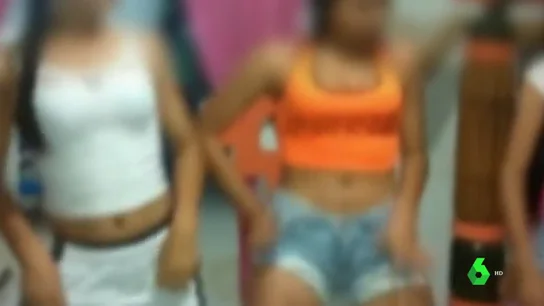 Imágenes de menores grabándose mientras bailan Imágenes de menores grabándose mientras bailan