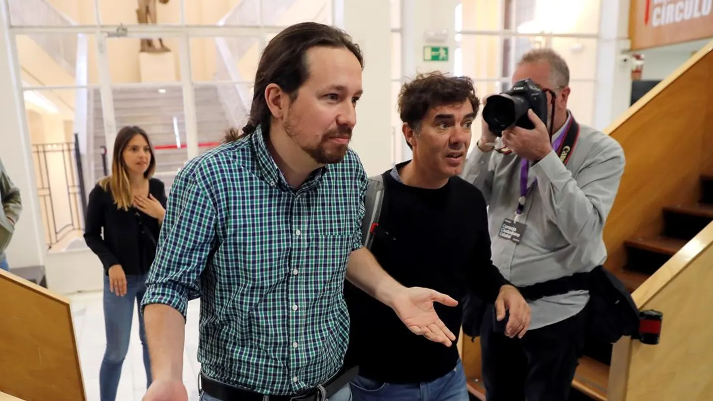 El líder de Podemos Pablo Iglesias, en el Consejo Ciudadano Estatal de Podemos El líder de Podemos Pablo Iglesias, en el Consejo Ciudadano Estatal de Podemos