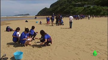 Más de 500 voluntarios limpian diez playas españolas