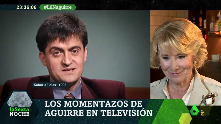 El vídeo que muestra el primer encuentro entre Esperanza Aguirre y el gran Wyoming