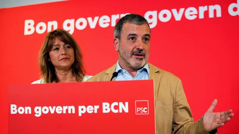 El candidato del PSC a la Alcaldía de Barcelona, Jaume Collboni