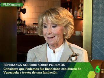 Esperanza Aguirre: "El señor Montoro le perdonaba todo al señor Monedero pero a mi nada" Esperanza Aguirre: "El señor Montoro le perdonaba todo al señor Monedero pero a mi nada"