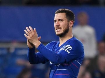 Eden Hazard, en un partido con el Chelsea Eden Hazard, en un partido con el Chelsea