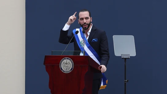 El presidente de El Salvador, Nayib Bukele. El presidente de El Salvador, Nayib Bukele.
