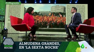 Almudena Grandes: "El patriotismo no es ponerse una pulsera con la bandera, es desear que España no haga el ridículo"