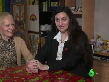 Ana María Cabeza y Gema Segoviano, pareja en Encinillas Ana María Cabeza y Gema Segoviano, pareja en Encinillas